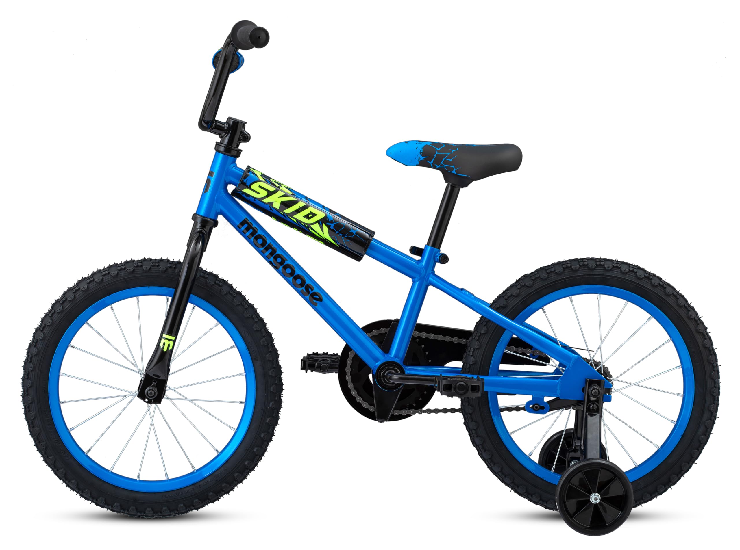 MON マングース プログラム 16インチ BMX 子供 自転車 Amazon.com: Mongoose Skid Kids Bike, 16-Inch Wheels, Training